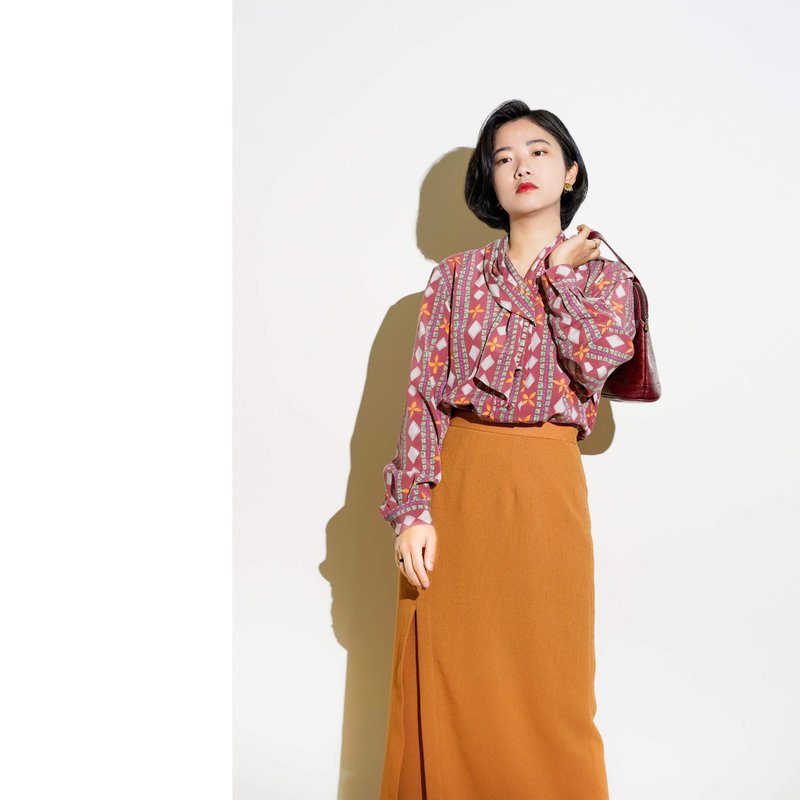總匯/日本古著襯衫 - 女襯衫 - 聚酯纖維 