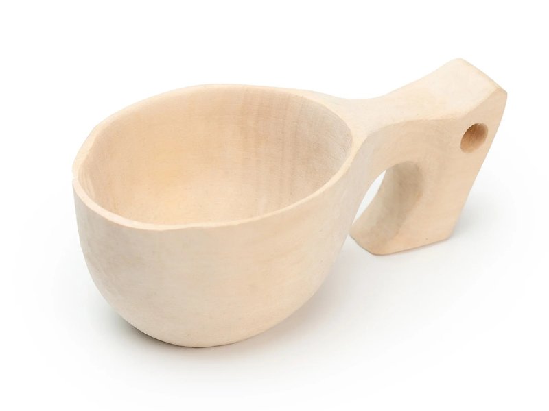 DIY 手作雕刻材料包-芬蘭杯 - 木工/竹藝/紙雕 - 木頭 咖啡色