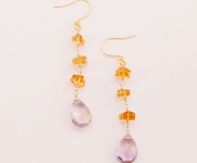 lui jewelry ピアスチャーム シトリン｜ファッション