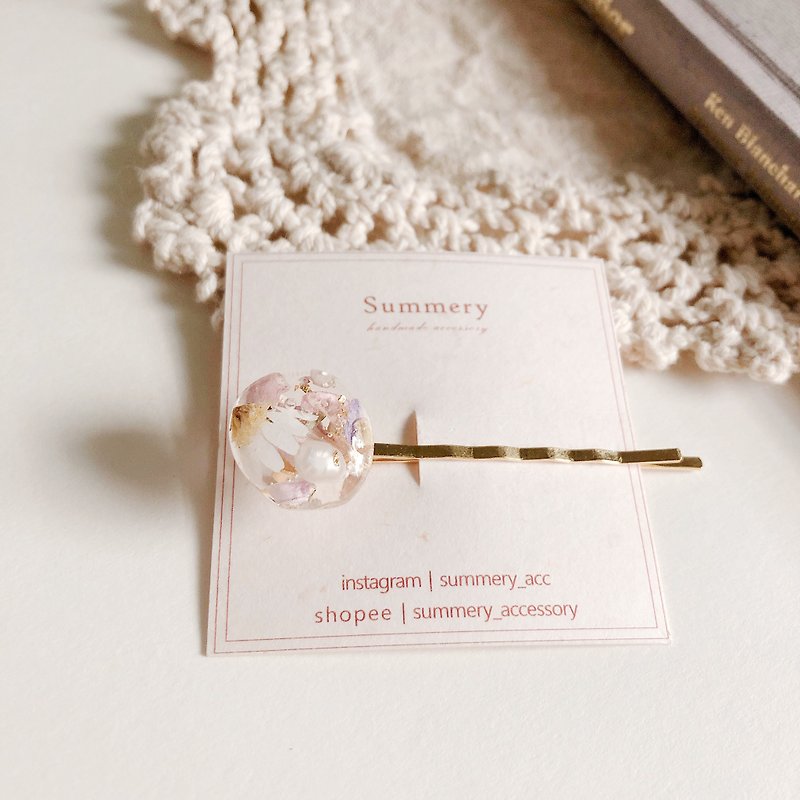 Flower and Poet Irregular Ore Hairpin - Hair Accessories - Plants & Flowers 