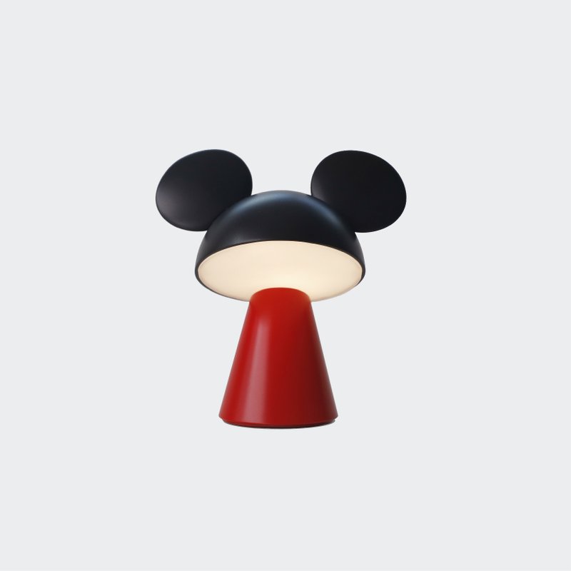 Mickey Mouse - mini  character lamp(portable lamp) - red - โคมไฟ - พลาสติก สีแดง