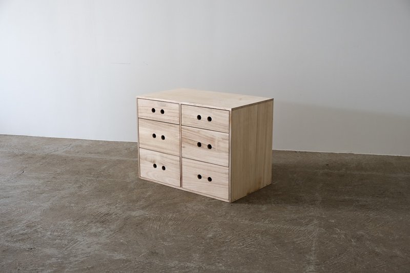 BOKTO || Paulownia|| Storage cabinet storage cabinet drawer cabinet storage - กล่องเก็บของ - ไม้ 