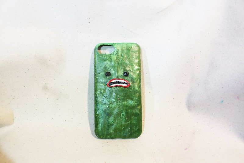 Little monster - three-dimensional phone shell / customization - Phone Cases - Clay Green