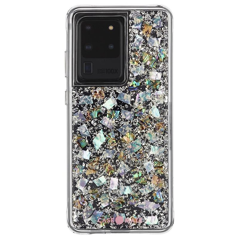 【清貨價】S20 Ultra Karat 手機殼 - 珍珠 - 手機殼/手機套 - 塑膠 銀色