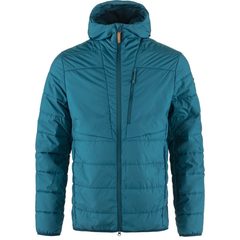 【Fjallraven】Keb Padded Hoodie M 化纖連帽外套 深海藍 男 - 男夾克/外套 - 其他材質 綠色