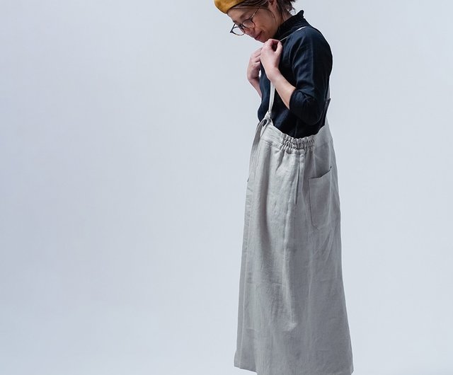 wafu 【プレミアム】コーデの幅がぐっと広がる シャーリング リネントップス wafu 【プレミアム】コーデの幅がぐっと広がる シャーリング リネン