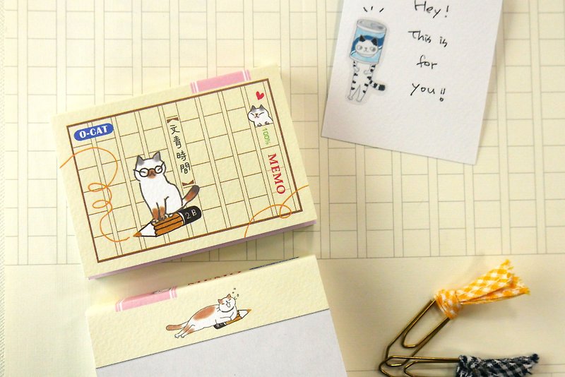 O-CAT－Mini fixed page MEMO - Sticky Notes & Notepads - Paper 