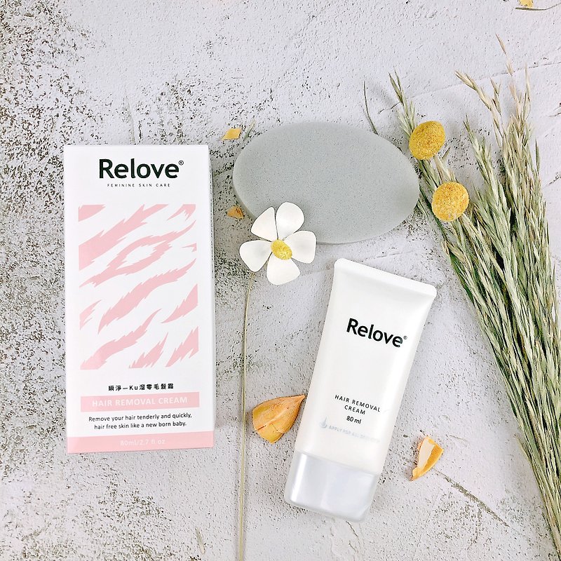 Relove Hair remove cream (80ml) - อื่นๆ - วัสดุอื่นๆ ขาว