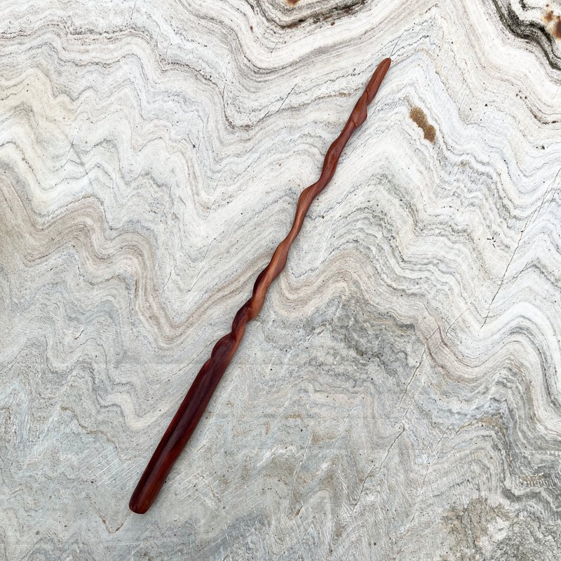 我製杖　魔杖　暮堇　手工魔杖　手工法杖 - 擺飾/家飾品 - 木頭 紅色
