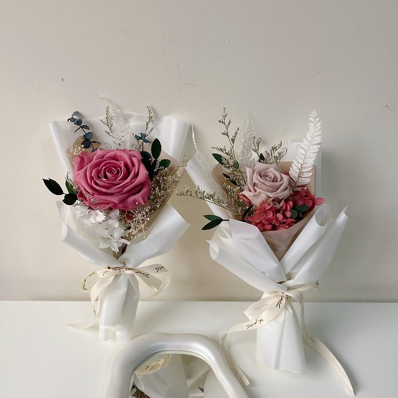 Flowers are good round immortal bouquet immortal rose rose bouquet dry bouquet wave ball bouquet flower - Dried Flowers & Bouquets - Plants & Flowers 