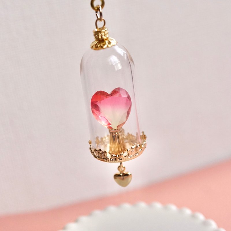 Specimen of Love Necklace - Necklaces - Glass Pink