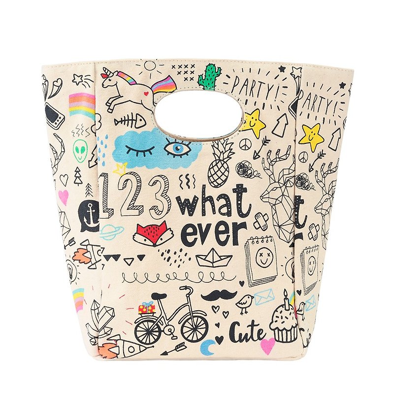 【Canadian Fluf Organic Cotton】 Handbag-(Whatever) - กระเป๋าถือ - ผ้าฝ้าย/ผ้าลินิน หลากหลายสี