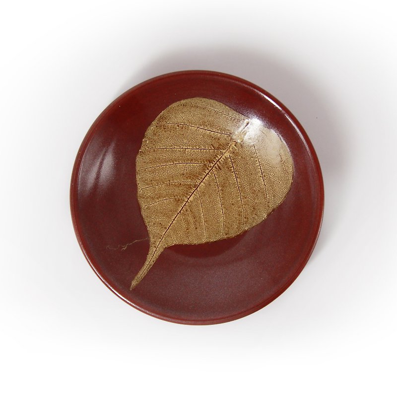 [Ye Weiyang] Bodhi is quiet and good at shallow dishes - Small Plates & Saucers - Pottery 