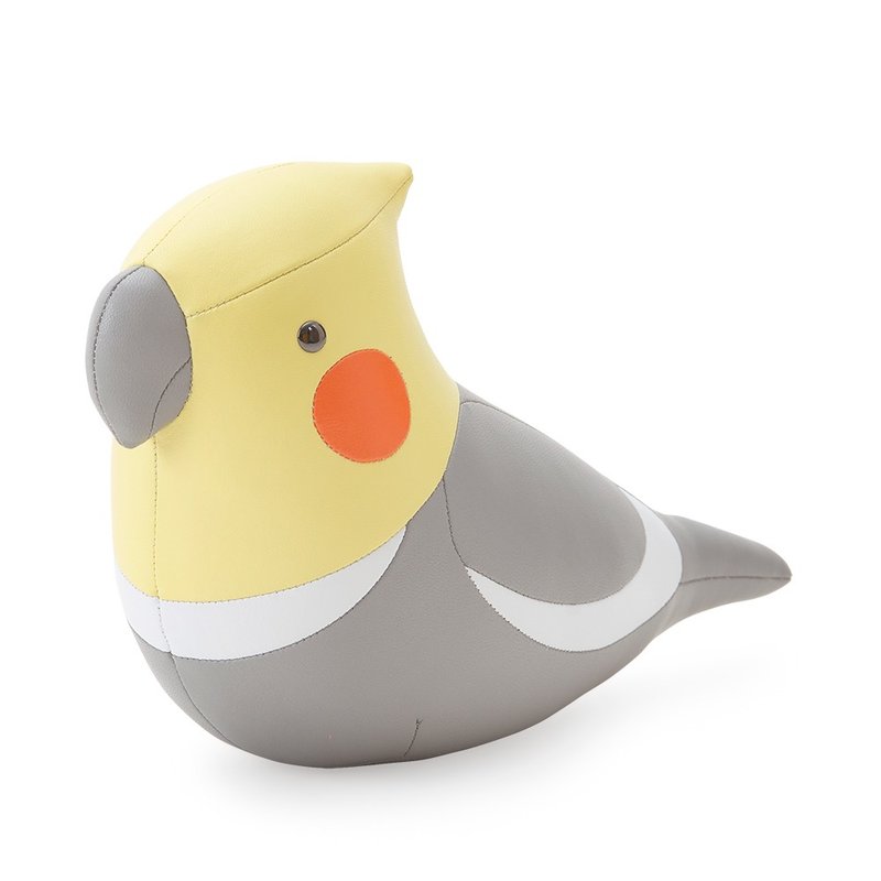 【紙鎮】玄鳳鸚鵡 Cockatiel 皮革擺飾  | 愛情鳥 情人節禮物 - 擺飾/家飾品 - 人造皮革 多色