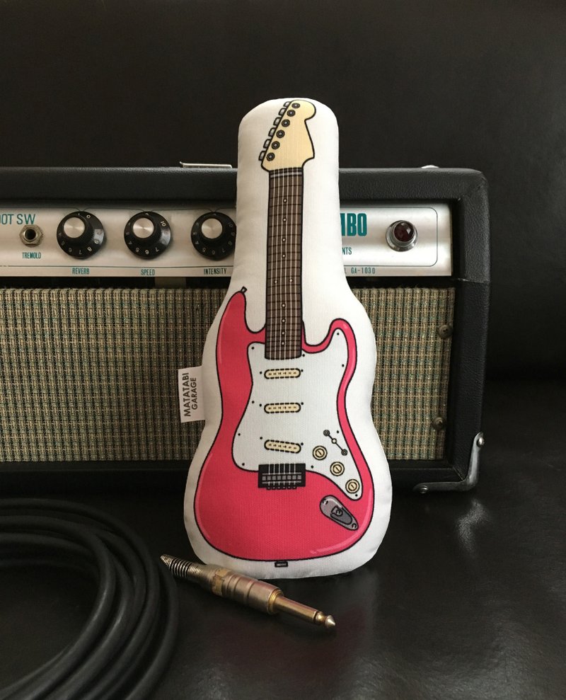 GUITAR TOY (PINK) - Pet Toys - Cotton & Hemp Pink