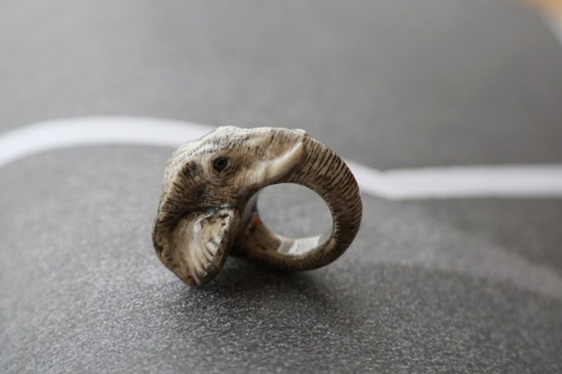 And Mary Elephant Ring - General Rings - Porcelain 