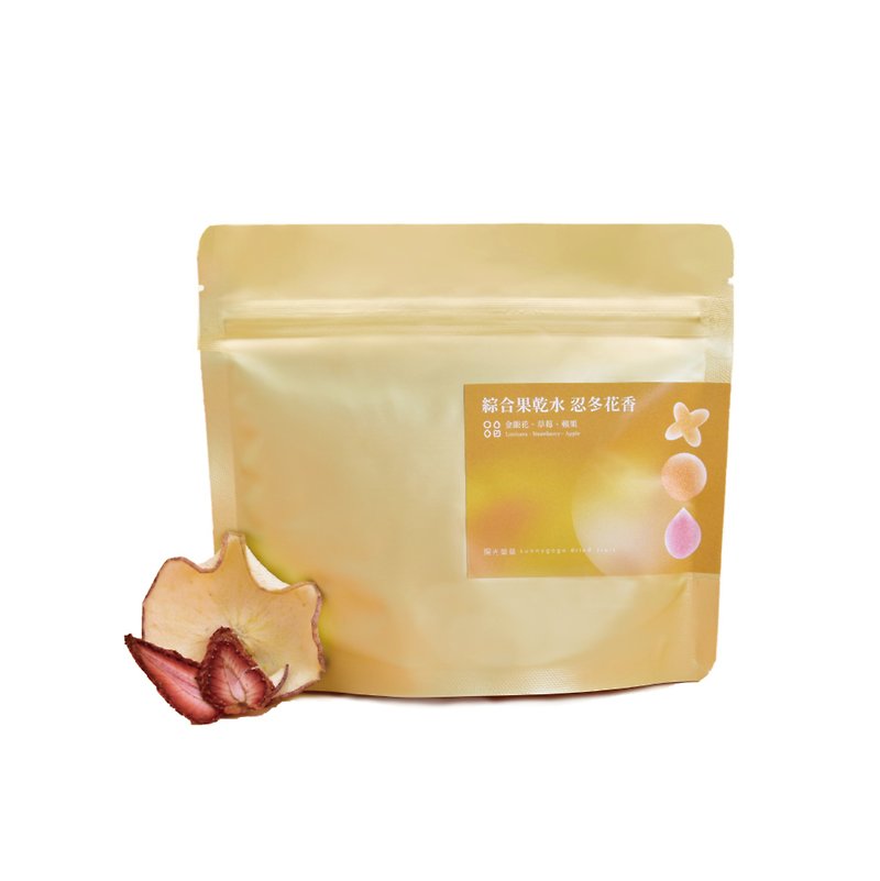 【サンシャインフルーツ】総合ドライフルーツ ウォータースイカズラの花の香り/5個入 - ドライフルーツ - その他の素材 ピンク