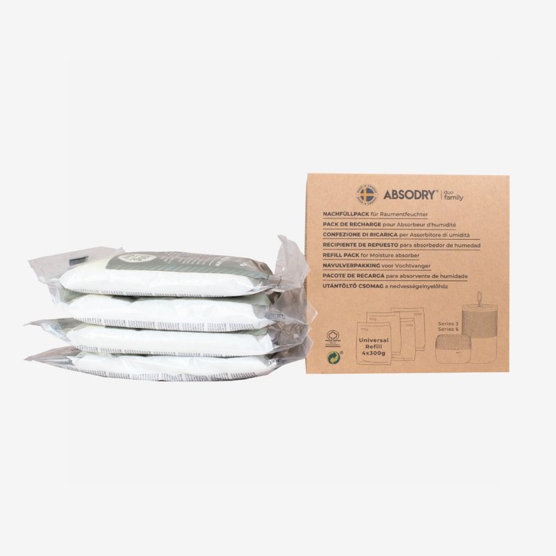Absodry Duo Family Refill bag 300g for series 3, 4-pack/ box - Other Small Appliances - Other Materials White