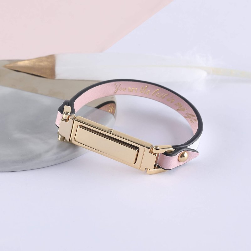 【MANAAKI】Inizio bracelet leather - สร้อยข้อมือ - วัสดุอีโค หลากหลายสี
