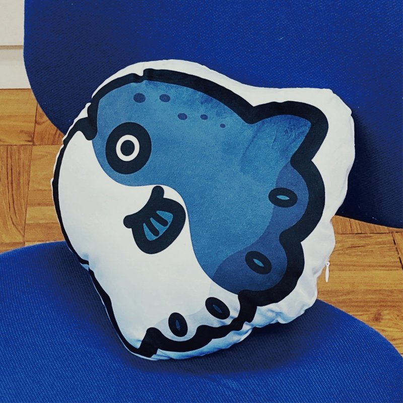 MOLA MOLA | pillow | waist pillow - หมอน - ผ้าฝ้าย/ผ้าลินิน ขาว