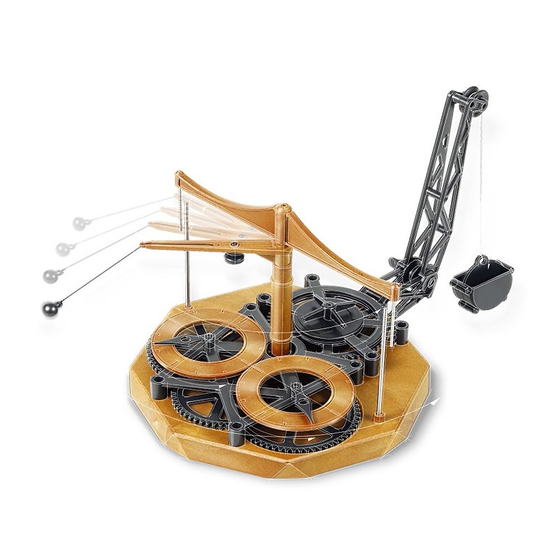Collection Da Vinci-Mechanical Flying Pendulum Clock DIY Assembly Model - Other - Plastic 