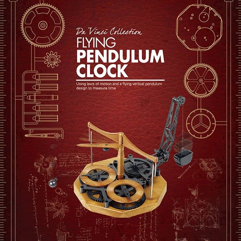 Collection of Da Vinci - Mechanical Flying Pendulum Clock DIY Assembly Model - Other - Plastic 