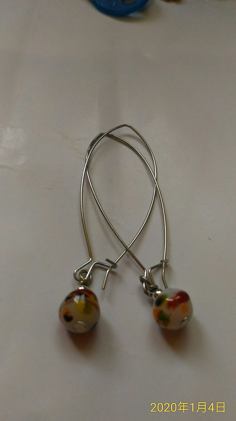 Hawaii - Earrings & Clip-ons - Colored Glass 
