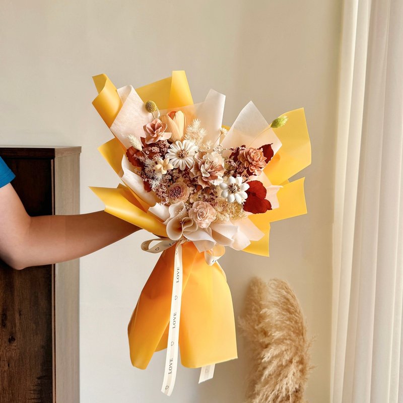 Warm autumn dry bouquet - Dried Flowers & Bouquets - Plants & Flowers Orange