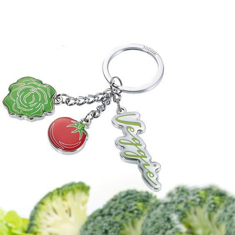 【情人節禮物】美顏蔬果鑰匙圈 - 鑰匙圈/鎖匙扣 - 其他金屬 多色