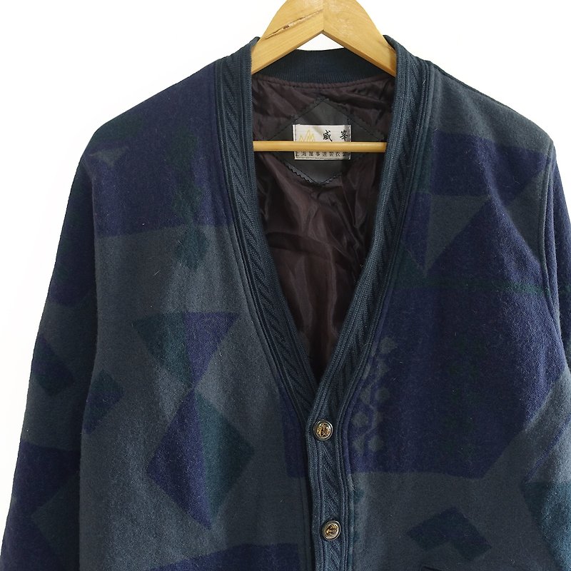 │Slowly│ vintage wool coat 9│vintage. Retro. Literature. - Men's Coats & Jackets - Wool Multicolor
