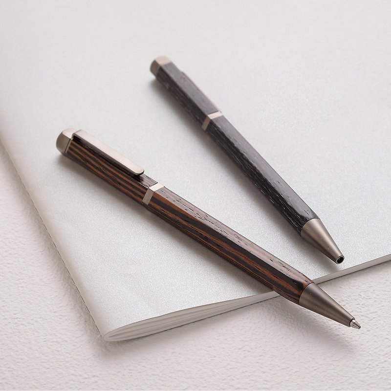 Matte Black HEXA Hexagon Series Ball Pen - Other Writing Utensils - Wood Black