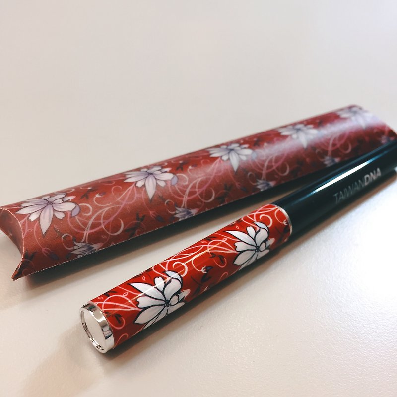 臺灣DNA鋼珠筆-阿里山龍膽 - 鋼珠筆 - 塑膠 紅色