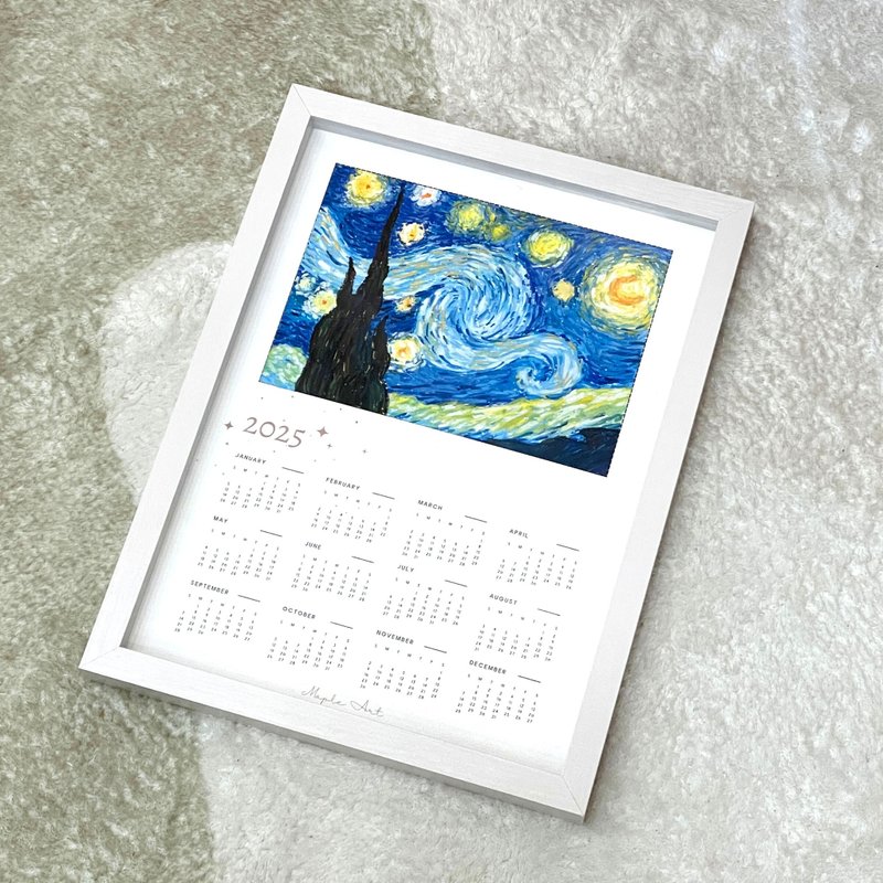 [Reservation experience] Zero basics x 2025 calendar x oil pastels x Hsinchu Zhubei - Other - Paper 