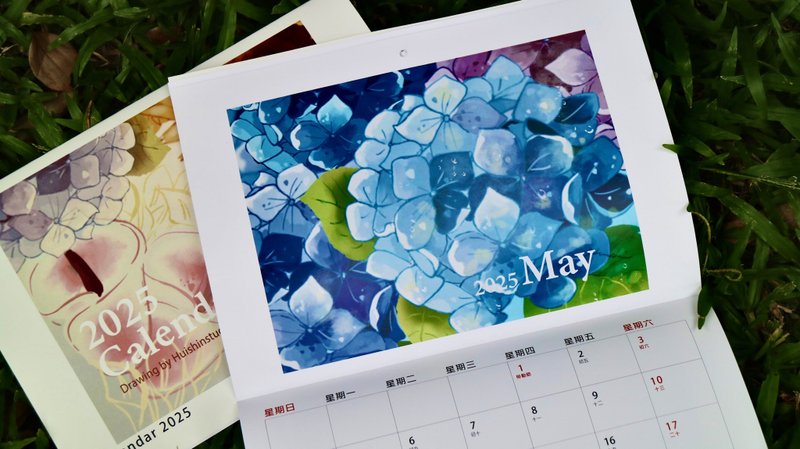 2025 Four Seasons Flower Series Calendar [Shipments will be made after 11/10] - ปฏิทิน - กระดาษ 