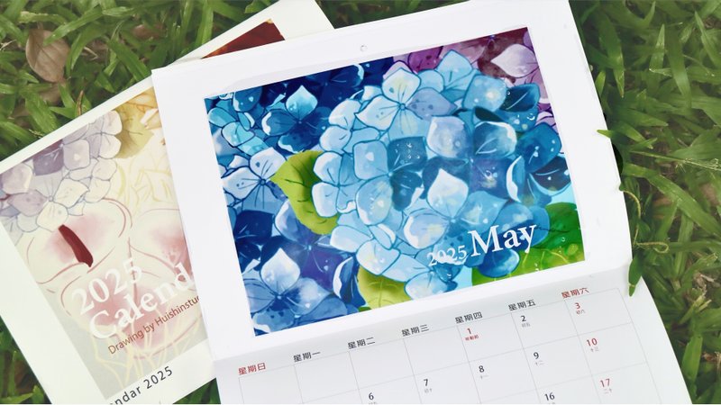 2025 Four Seasons Flower Series Calendar [Shipments will be made after 11/10] - Calendars - Paper 