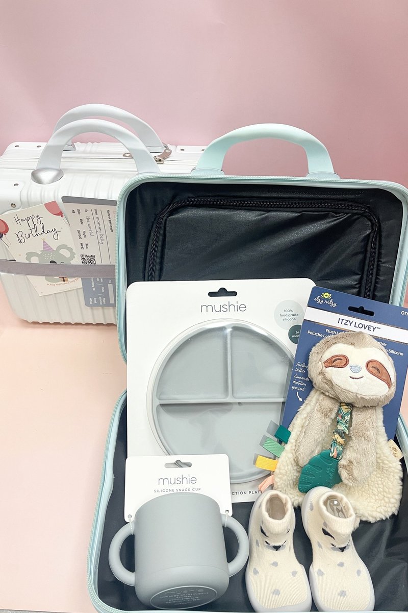 MBABYTONE AIRLINE luggage gift box-BabyBoy(0m +) - ของขวัญวันครบรอบ - วัสดุอื่นๆ สีน้ำเงิน