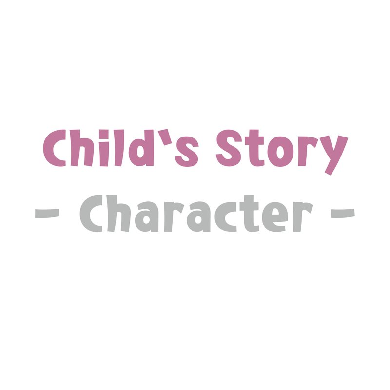 Childs Story - Character(인물) Set pack - 貼紙 - 紙 