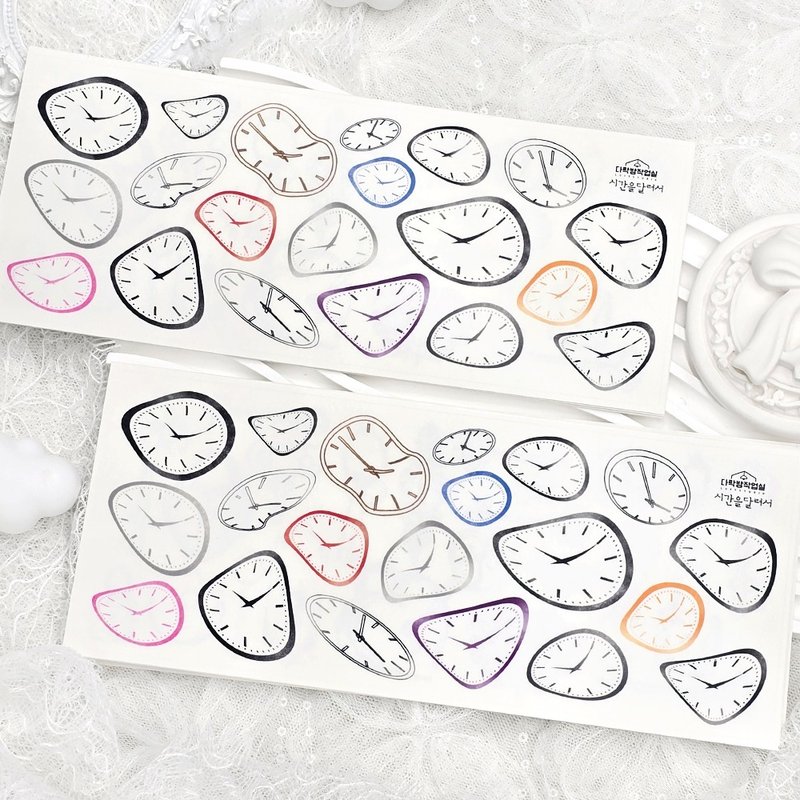 :Over time: Matte Transparent sticker - 貼紙 - 其他材質 