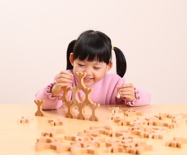 木製積み木 30個入り - ショップ hoiwood 知育玩具・ぬいぐるみ - Pinkoi
