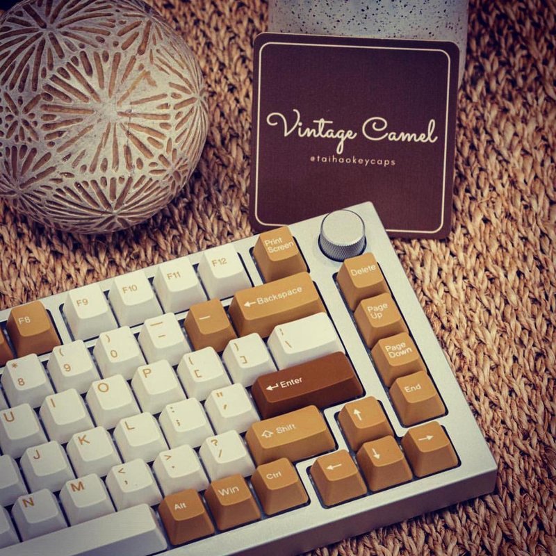 Tai-Hao Doubleshot ABS 138keys Keycap - Computer Accessories - Plastic Khaki