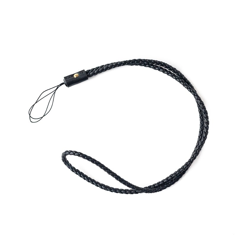 WS22 Custom woven leather hand strap can be mixed color wrist strap neck lanyard mobile phone camera is applicable - Phone Accessories - Genuine Leather Multicolor