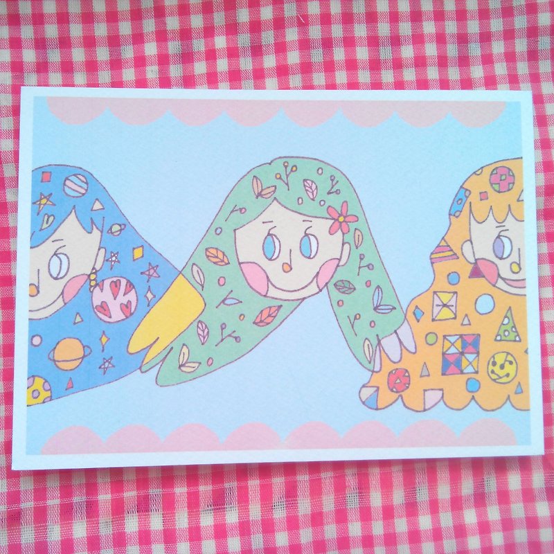 Postcard | 3 - Cards & Postcards - Paper Multicolor
