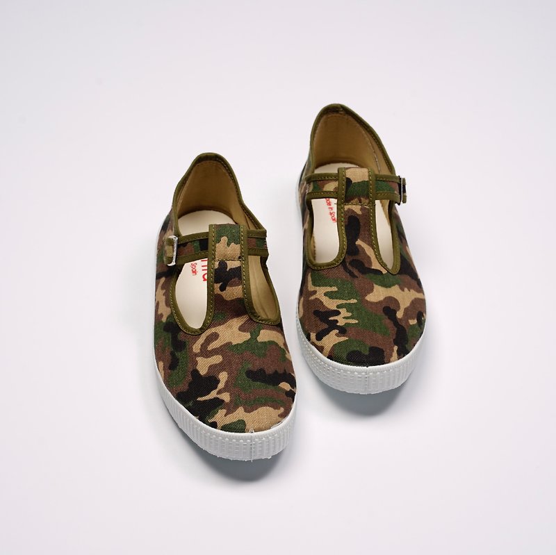 CIENTA Canvas Shoes 51035 22 - รองเท้าลำลองผู้หญิง - ผ้าฝ้าย/ผ้าลินิน สีเขียว