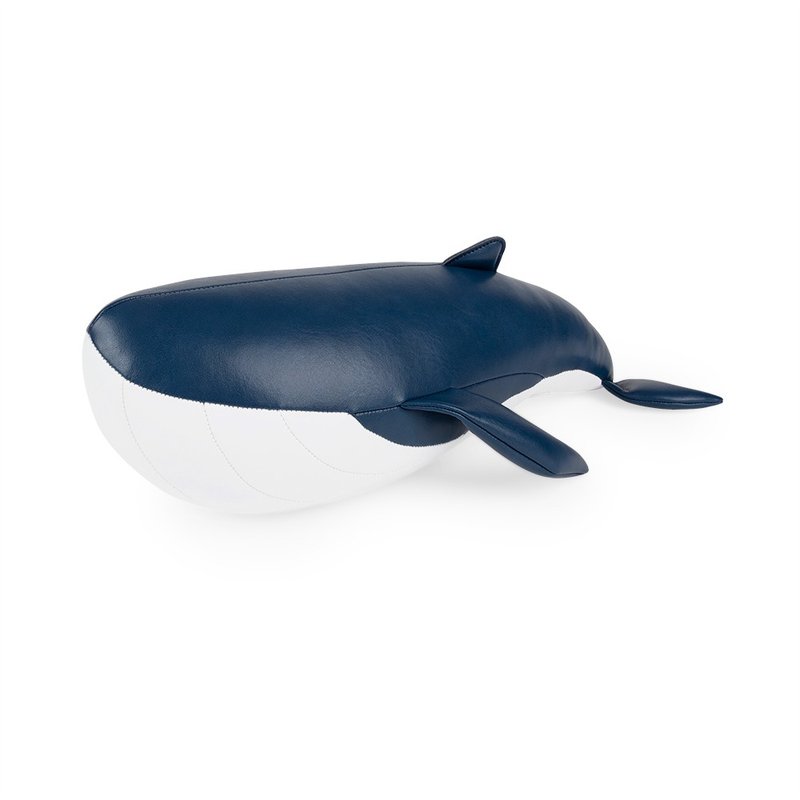 【門擋】鯨魚 Whale Wave 皮革動物擺飾 | 入厝禮物 - 擺飾/家飾品 - 人造皮革 多色