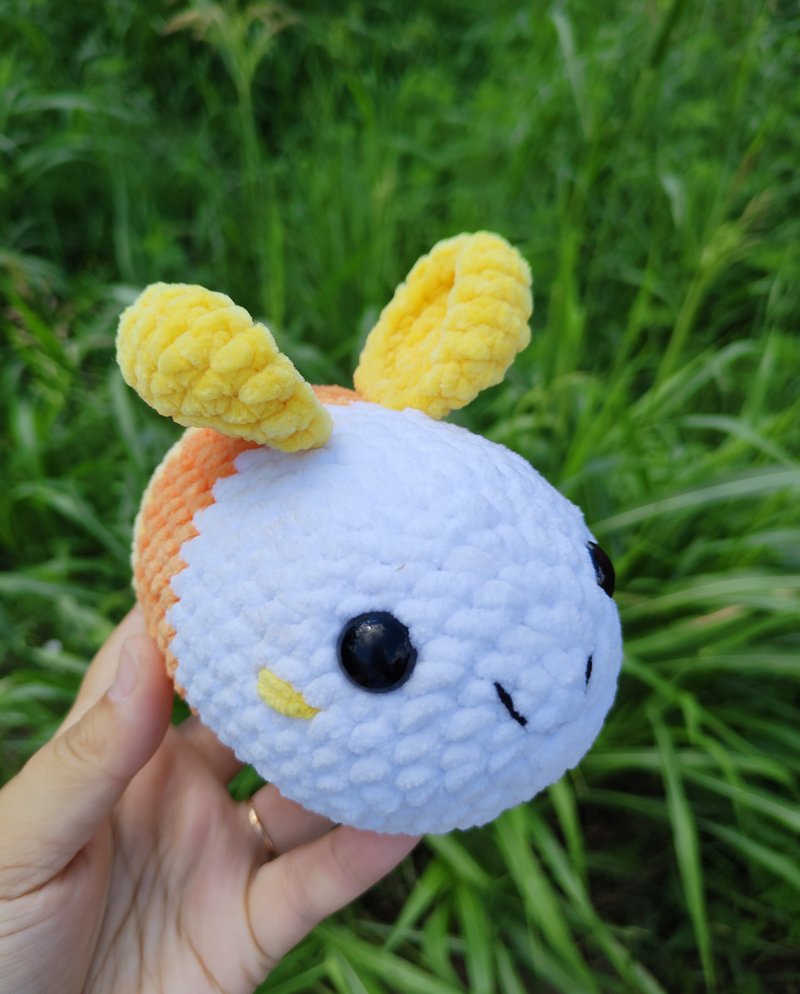 Crochet candy corn bee plush, crochet bumble bee pattern - 其他數位設計 - 其他材質 