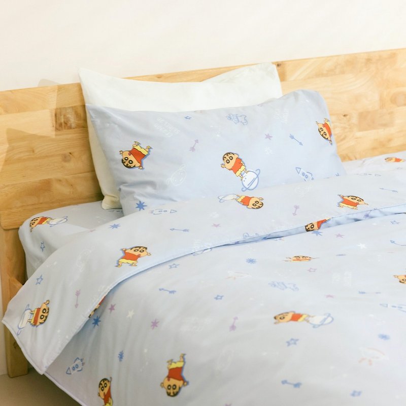 Crayon Shinchan 100% Cotton Bedding Space - Crayon Shinchan Genuine Bedding Bed Bag Pillowcase Set Quilt Cover - Bedding - Cotton & Hemp Multicolor