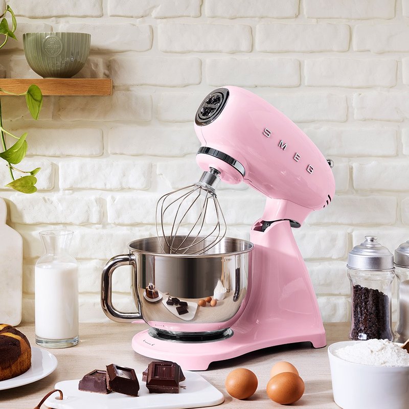 【SMEG】Italian Retro Aesthetics Full Color Blender - Pink (Free Baked Dessert Recipe) - เครื่องใช้ไฟฟ้าในครัว - โลหะ สึชมพู