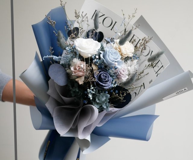 NO10 dry flower + immortal flower bouquet / bridal bouquet / bridal bouquet  / wedding small things / wedding bouquet - Shop KEYURA GARDEN Dried Flowers  & Bouquets - Pinkoi