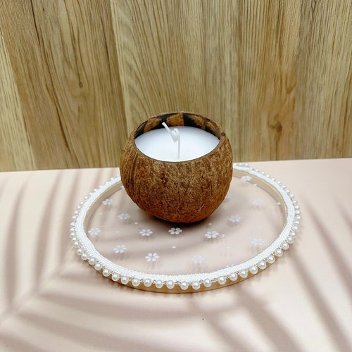 Lavender & Coconut Scented Candle, Soy Wax Candle, Spa Candles