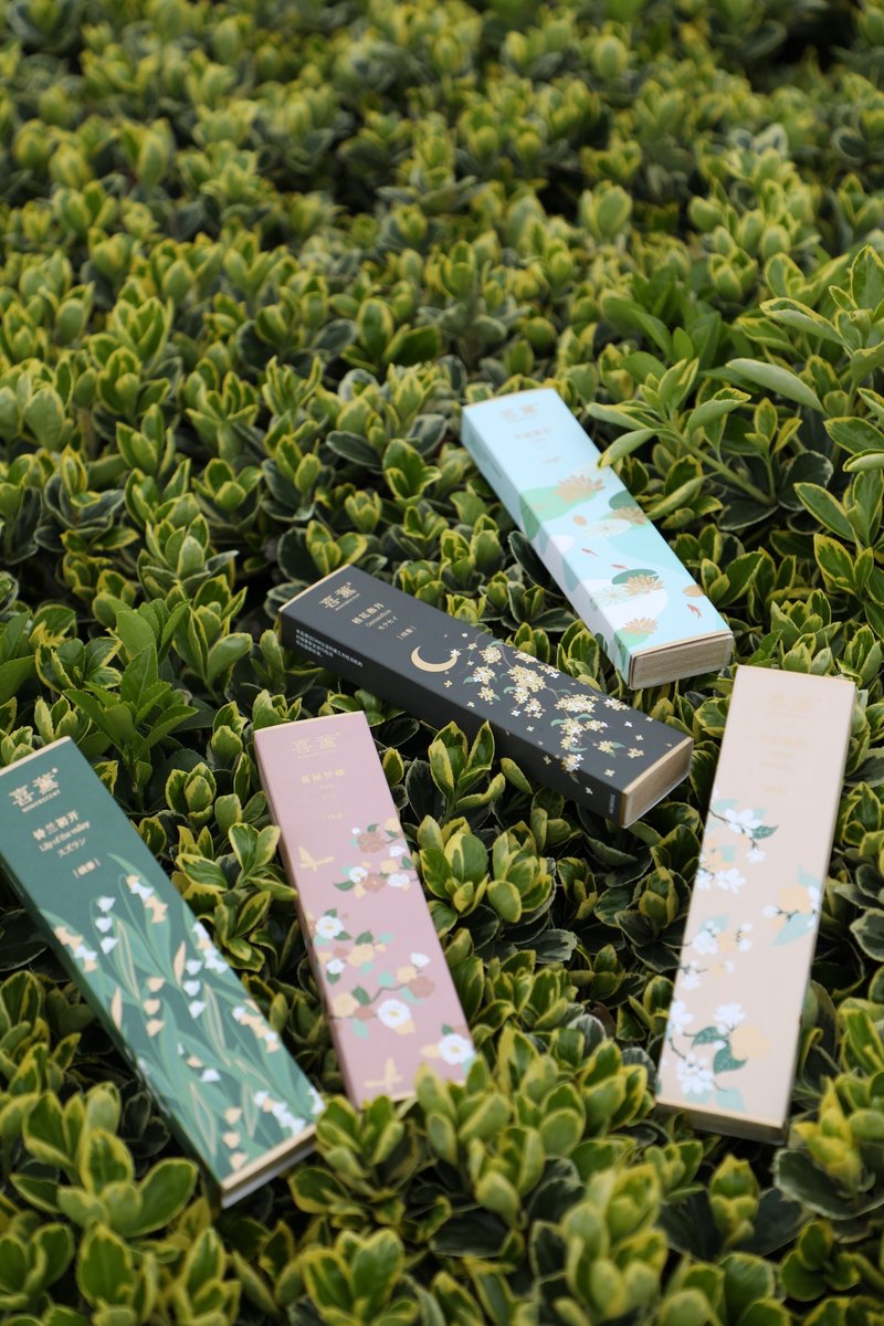 【Pocket Stick】100% Natural Unique Incense Sticks│Chemicals Free for Relaxation - Fragrances - Plants & Flowers 